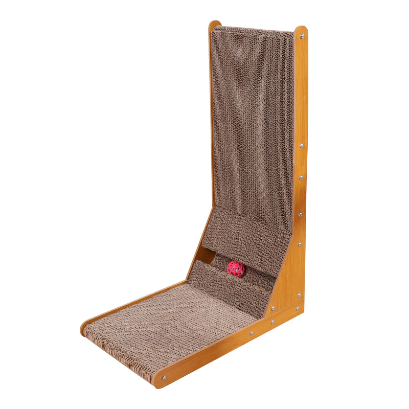 Thumbnail: Detachable Cat Scratcher Board L-shaped Scratching Post Toys Pet Furniture