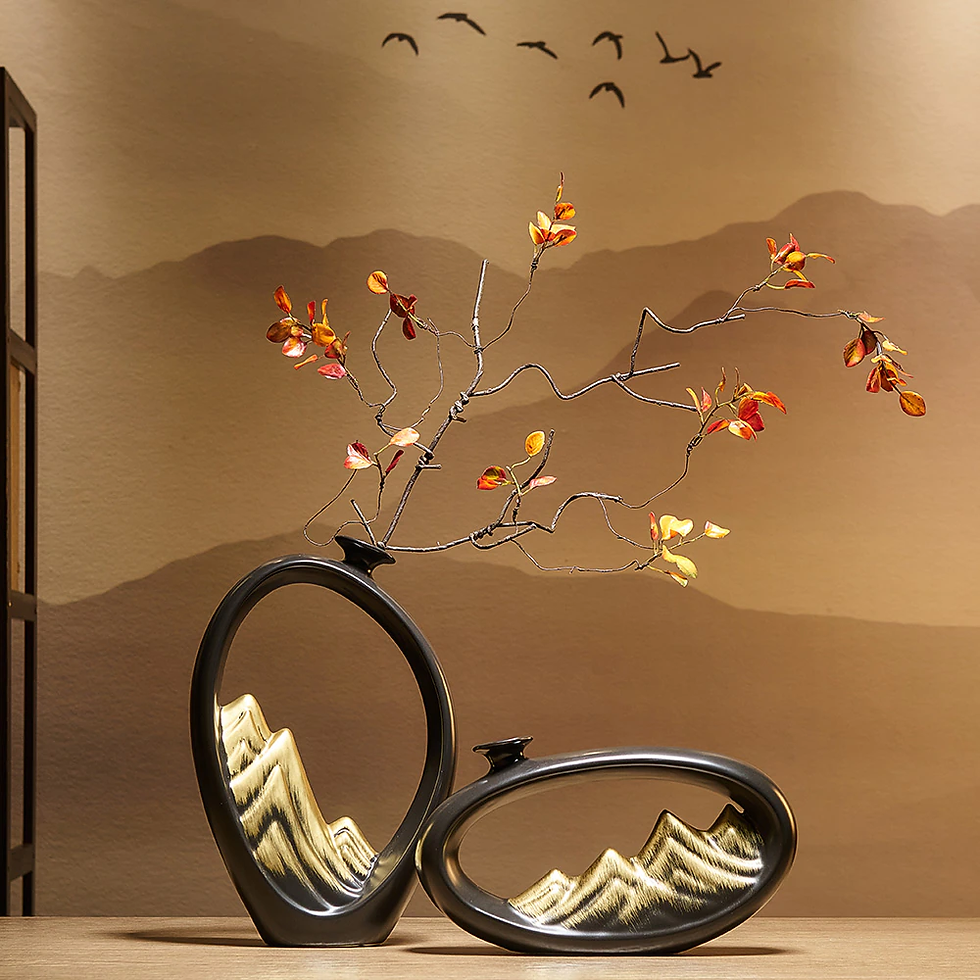 Thumbnail: Japanese style wealth vase vintage Chinese feng shui vase