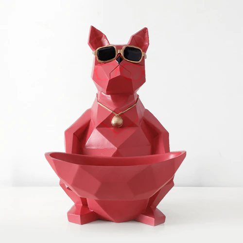 Thumbnail: Cat Dog Figurines Resin Moden Crafts Animals Miniature cute ornaments
