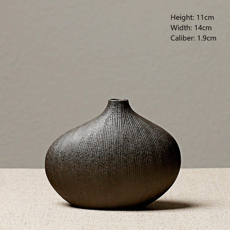 Thumbnail: European-style stoneware flower ceramic vase Chinese and Japanese ceramic