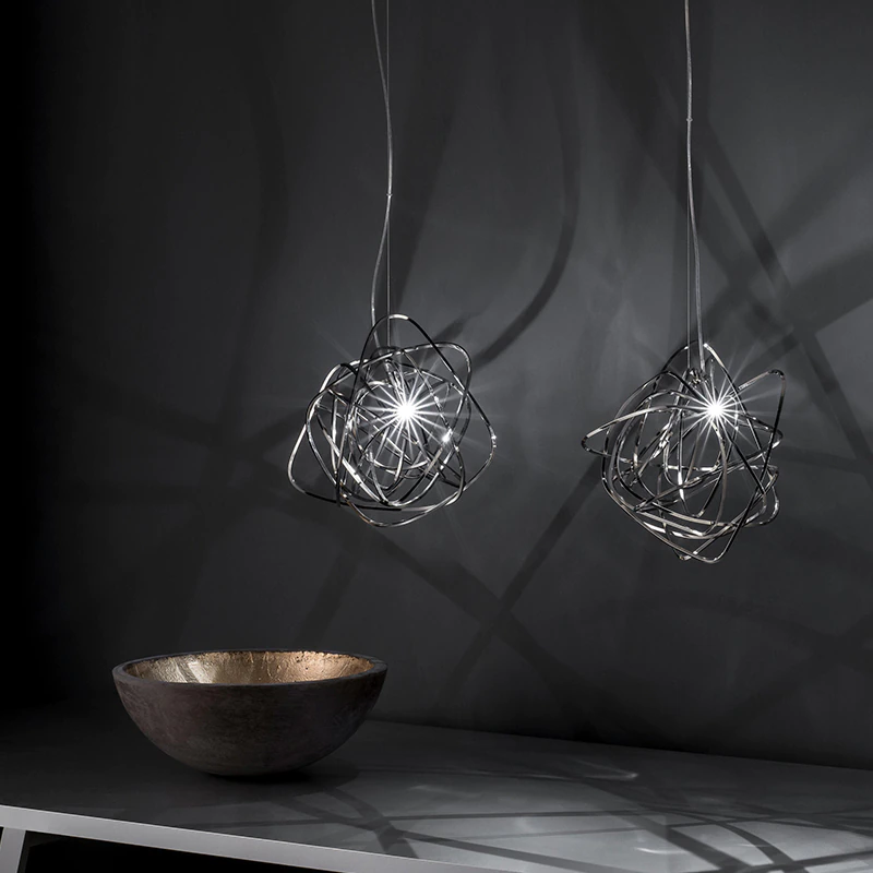 LED Pendant Light Postmodern Dining Room Island Round Hanging Lamp Bedroom