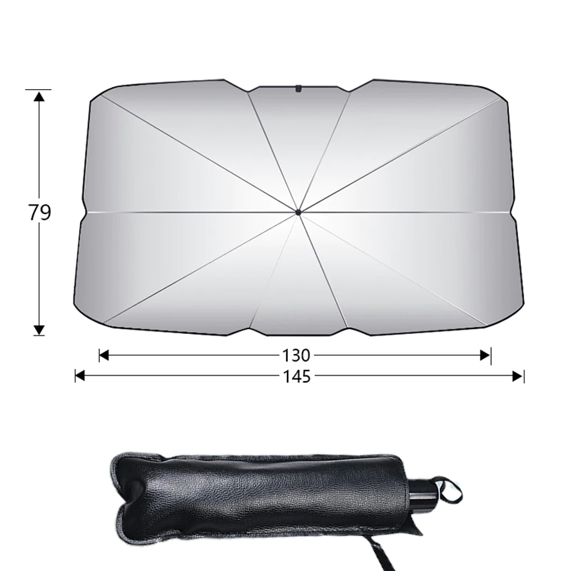 Thumbnail: Car Sun Shade Protector Parasol Auto Front Window Sunshade Cover Car Accessories