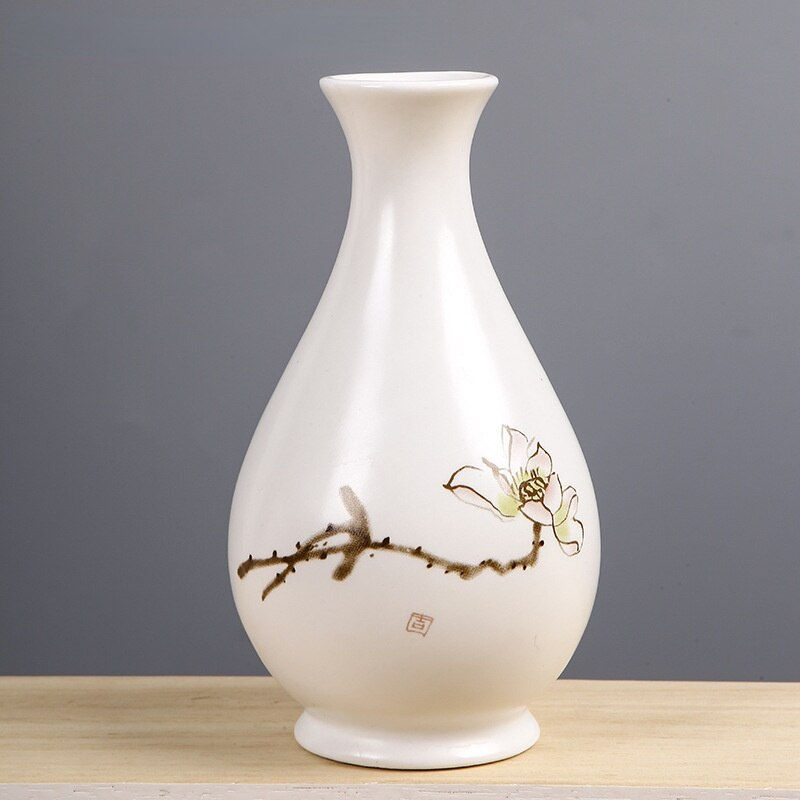Thumbnail: Classic Ceramic Vase Creative Home Decoration Drawing Hydroponic Flowers Vase