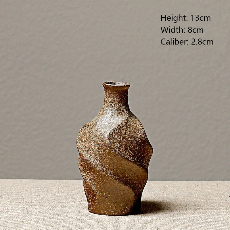 Thumbnail: European-style stoneware flower ceramic vase Chinese and Japanese ceramic