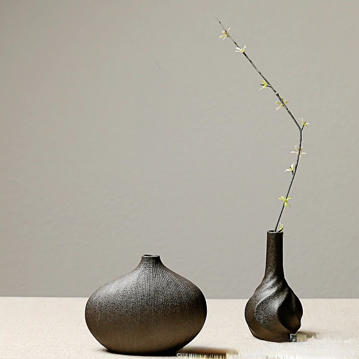 Thumbnail: Ceramic Vase Modern Minimalist  Ornament  Arrangement Pottery Decoration Crafts