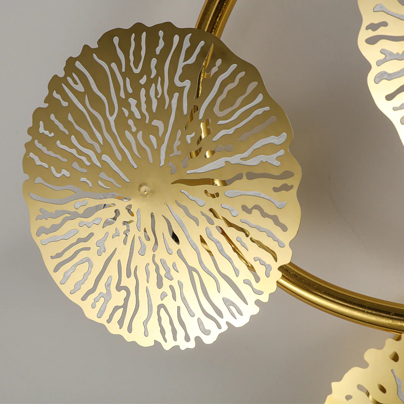 Thumbnail: FKL Modern Wall Lights Lotus Leaf Wall Lamps Decoration 