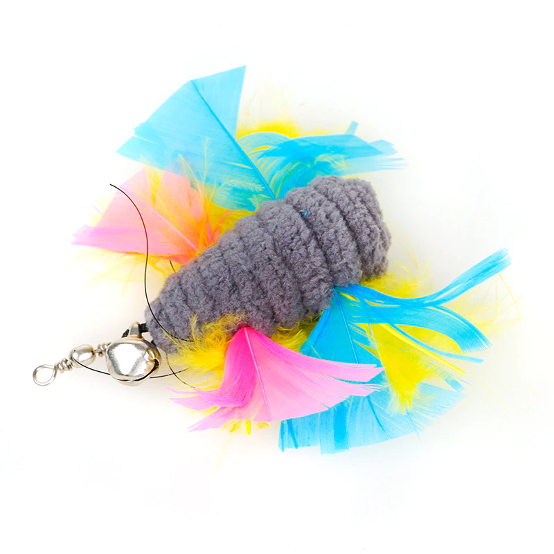Thumbnail: Funny Simulation Bird Interactive Cat Toy with Super Suction Cup Feather Bird 