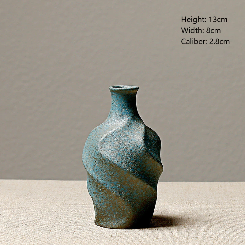 Thumbnail: European-style stoneware flower ceramic vase Chinese and Japanese ceramic