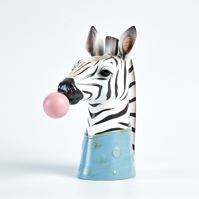 Thumbnail: ARTLOVIN Bubble Gum Girl Flower Vase Resin Artificial  Flower Pot