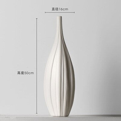 Thumbnail: Ceramic Vase Decoration Arrangement Living Room Dining Table Home vases 