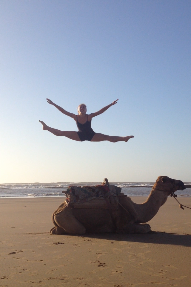 Camel acrobatics!