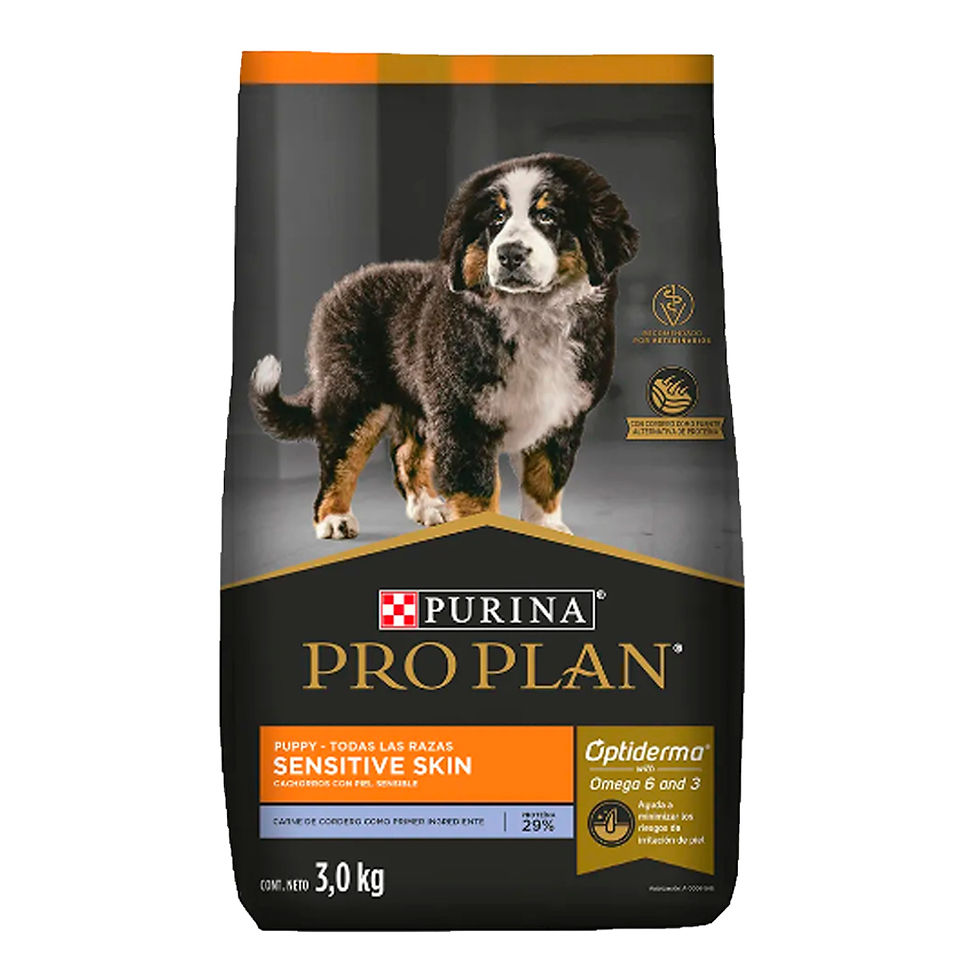 Pro Plan Cordero Piel Sensible Cachorro - 3KG