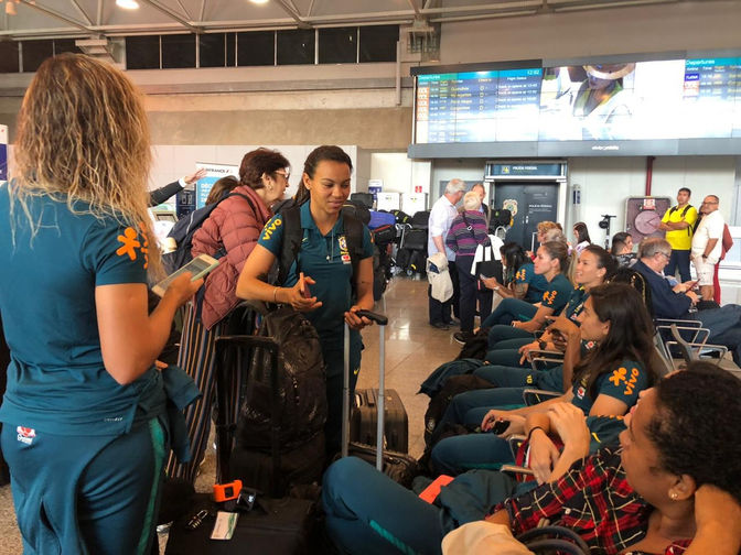 Partiu Copa do Mundo: seleção brasileira feminina embarca em jornada mundial