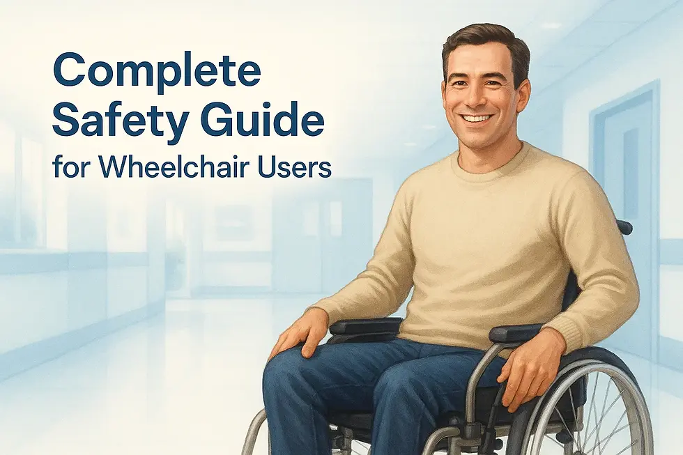 A comprehensive safety guide for wheelchair users, featuring practical tips and advice for navigating daily challenges.