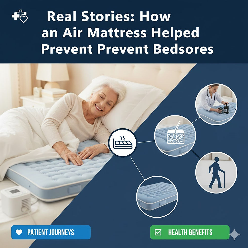 Air mattress help prevent bedsore