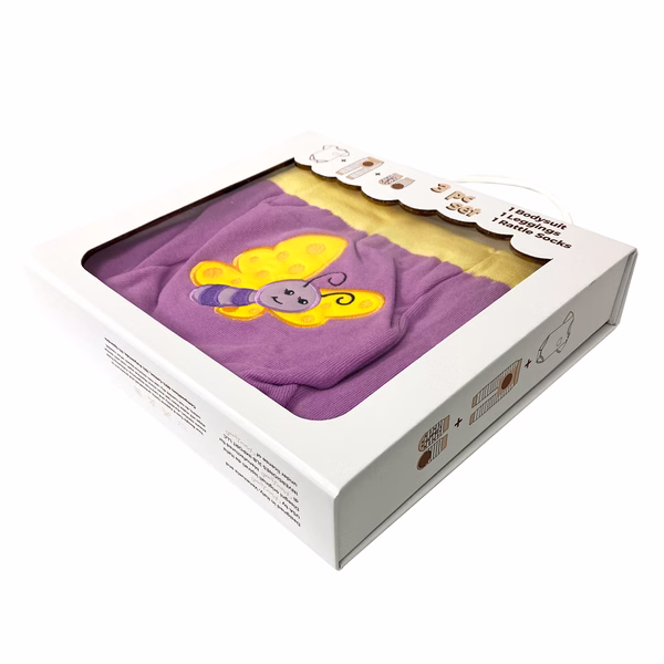 Butterfly, 3-Pc Boogie Toes, Tight & Tee Baby Premium Gift Set - Image 6