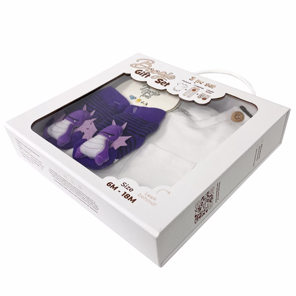 Purple Dragon, 3-Pc Boogie Toes, Tight & Tee Baby Premium Gift Set - Image 5