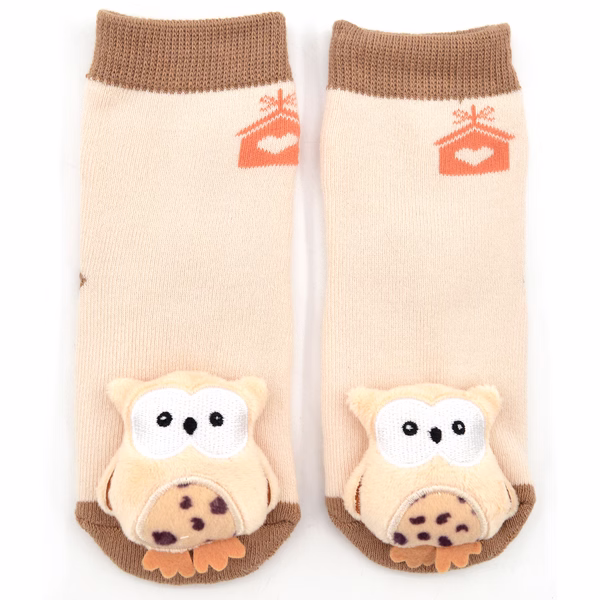 Wise Owl Boogie Toes Rattle Socks - Image 2