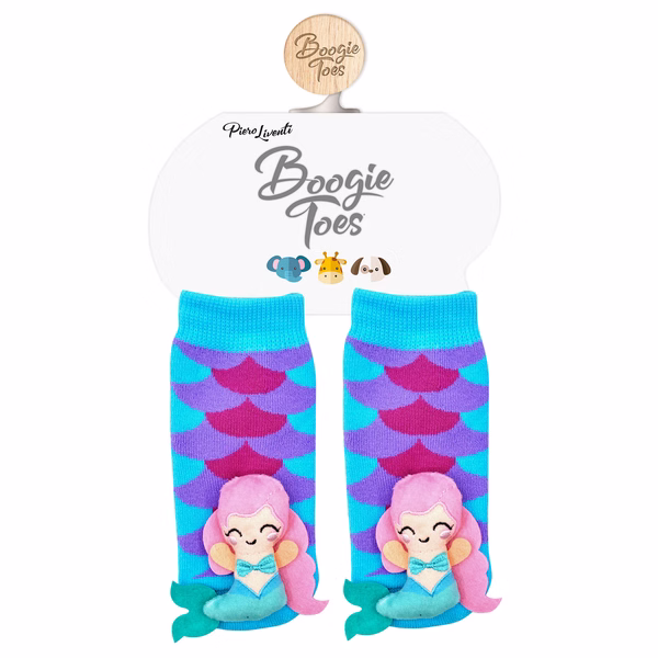 Mermaid, 2-Pc Boogie Toes & Tight Baby Gift Set (6-18m) - Image 4