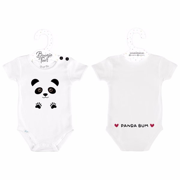 Panda Bum White Boogie Tee's Funny Tails - Image 3