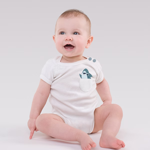 Blue Shark White Boogie Tee's Crazy Pocket - Image 2