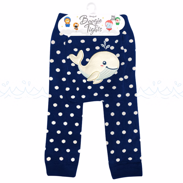 Whale - Boogie Tights Baby Leggings - Image 2