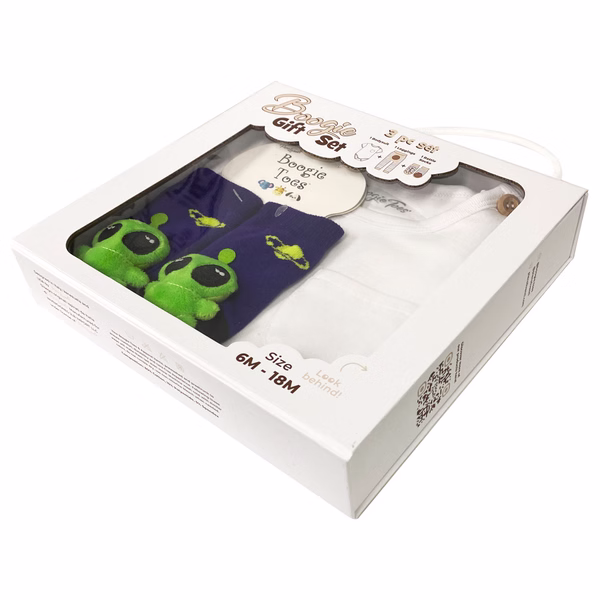 Baby Alien, 3-Pc Boogie Toes, Tight & Tee Baby Premium Gif - Image 3