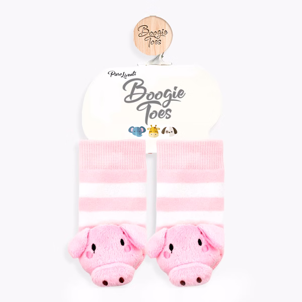 Pink Pig, 3-Pc Boogie Toes, Tight & Tee Baby Premium Gift Set - Image 10