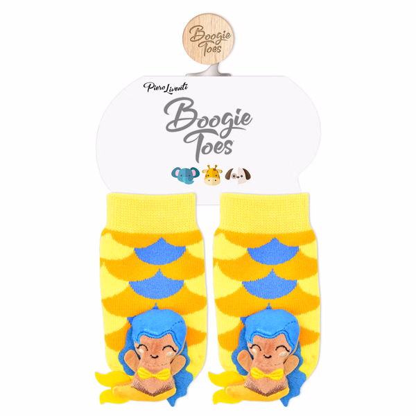 Yellow Mermaid - Boogie Toes Rattle Socks - Image 3