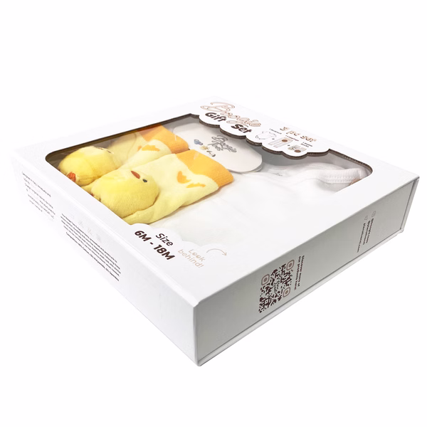 Baby Chic, 3-Pc Boogie Toes, Tight & Tee Baby Premium Gift Set - Image 5