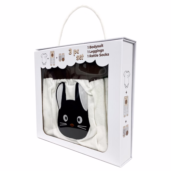 Scaredy Cat, 3-Pc Boogie Toes, Tight & Tee Baby Premium Gift Set - Image 4