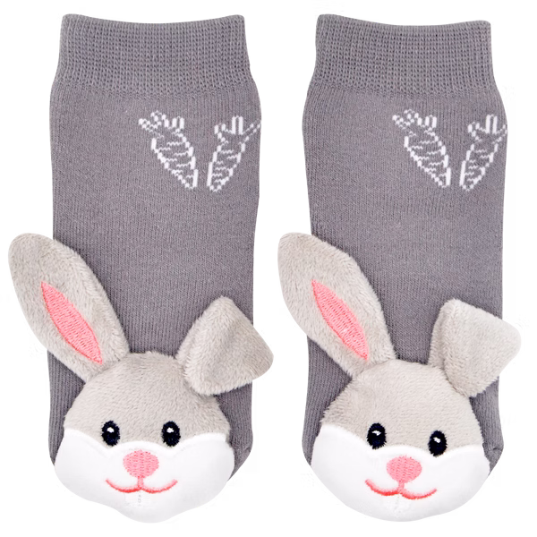 Bunny Boogie Toes Rattle Socks - Image 2