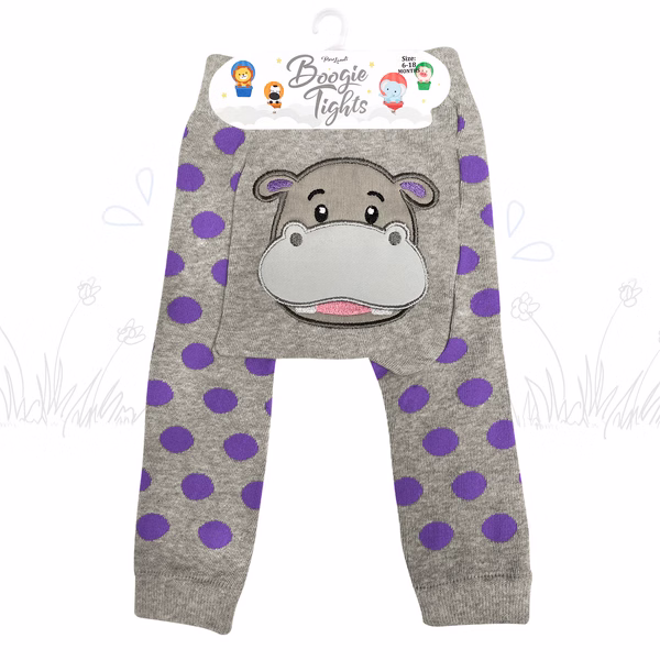Happy Hippo - Boogie Tights Baby Leggings - Image 3