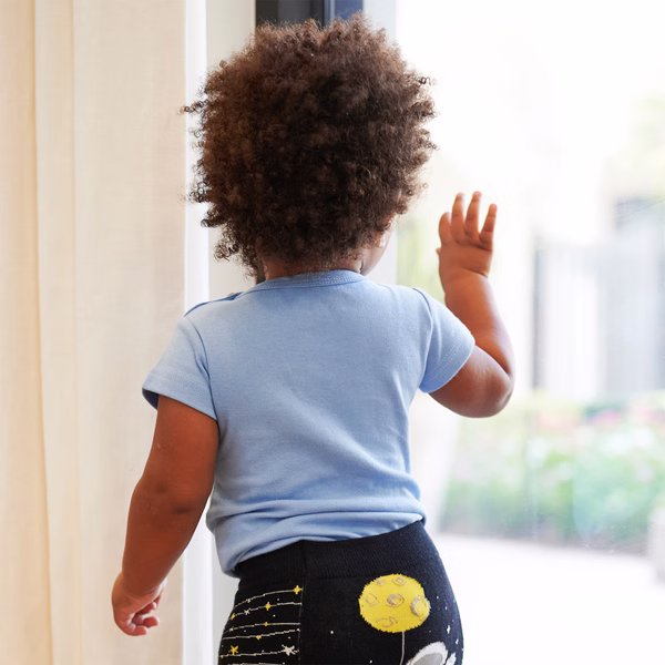 Blue Boogie Tees Bodysuit Tshirt - Natural Wood Button - Image 3