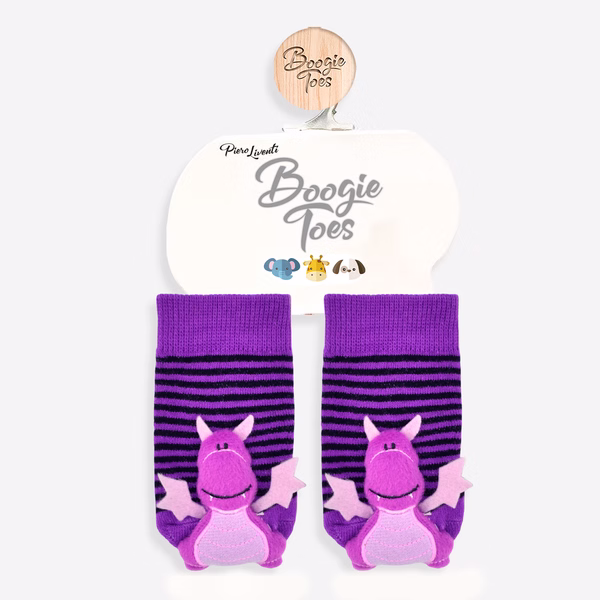 Purple Dragon Boogie Toes Rattle Socks - Image 3