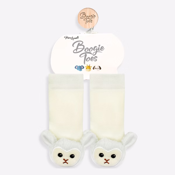 Woolly Sheep Lamb Boogie Toes Rattle Socks - Image 3