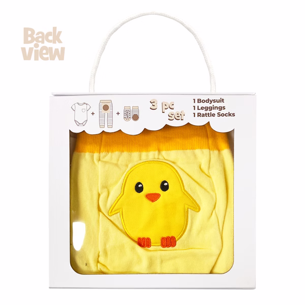 Baby Chic, 3-Pc Boogie Toes, Tight & Tee Baby Premium Gift Set - Image 8