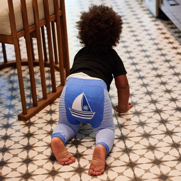 Sailboat - Boogie Tights Baby Leggings - Image 2