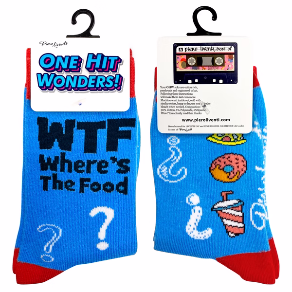 Where's The Food  - Kids Socks - One Hit Wonders Mini - Size S - Image 4