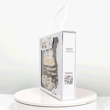 Monkey Boy, 3-Pc Boogie Toes, Tight & Tee Baby Premium Gift Set - Image 2