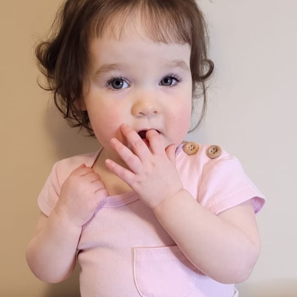 Pink Boogie Tees Bodysuit Tshirt - Natural Wood Button - Image 2