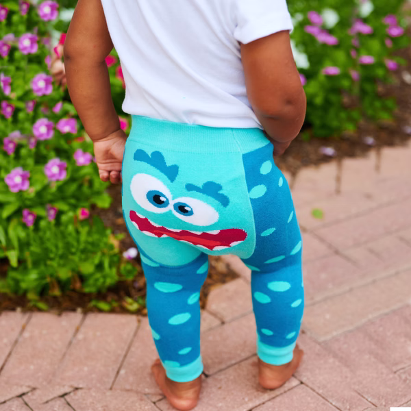 Grumpy Monster Boy Baby Funkie Tights Legging Pants - Image 3