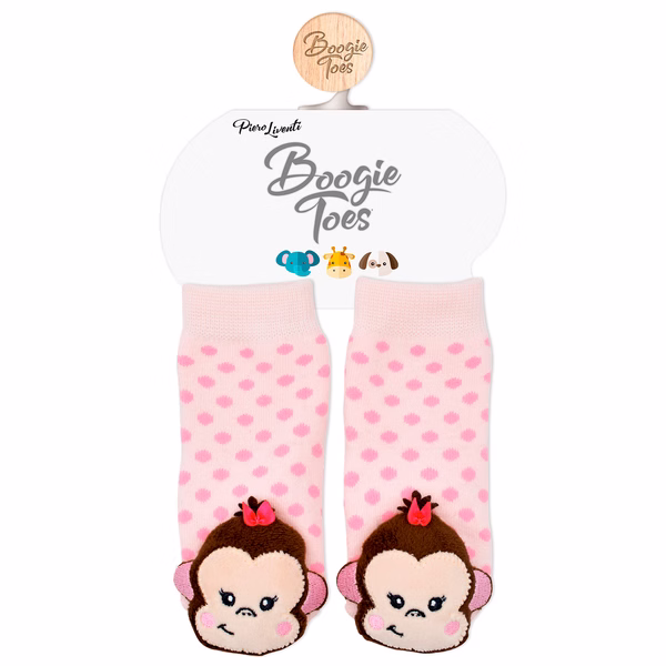 Monkey Girl Boogie Toes Rattle Socks - Image 3
