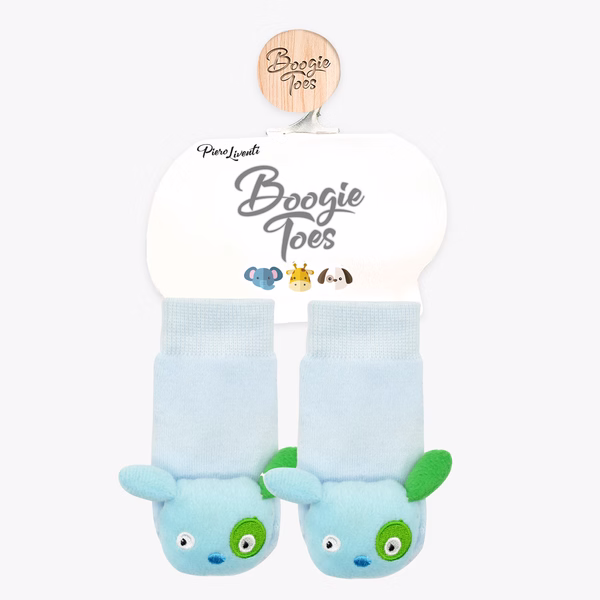 Blue Puppy Boogie Toes Rattle Socks - Image 3