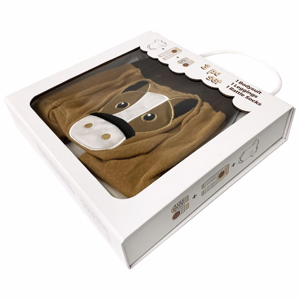 Derby Pony, 3-Pc Boogie Toes, Tight & Tee Baby Premium Gif - Image 4