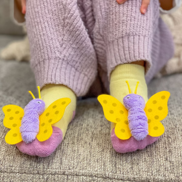 Butterfly Boogie Toes Rattle Socks - Image 2