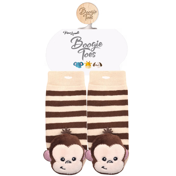 Monkey Boy Boogie Toes Rattle Socks - Image 3