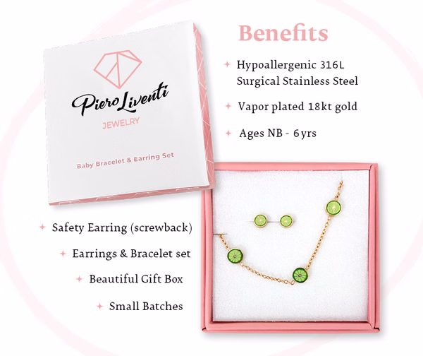 Bunny Boogie Charms Children Bracelet & Earrings Set - Image 4