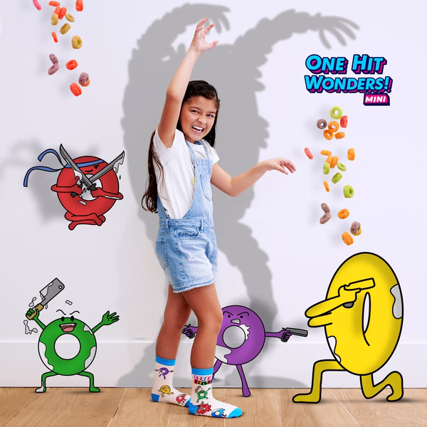 Cereal Killer Halloween - Kids Socks - One Hit Wonders Mini - Size S - Image 2