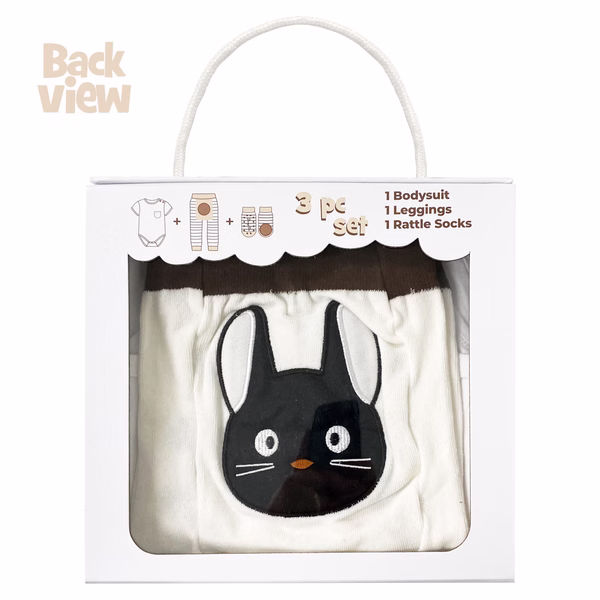 Scaredy Cat, 3-Pc Boogie Toes, Tight & Tee Baby Premium Gift Set - Image 8